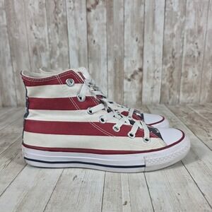 Converse Chuck Taylor All Star High Top American Flag Women's Size 6.5 US‎